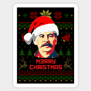 Joseph Stalin Merry Christmas Sticker